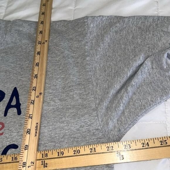 Grandpa Is My Name Spoiling Is My Game T-Shirt Size XL Gray Tee - Picture 6 of 8